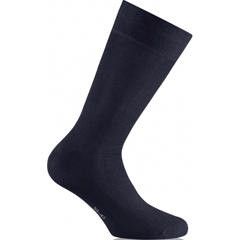 Rohner Day Sock Crew Basic Bamboo Navy Blue - 2 Pairs